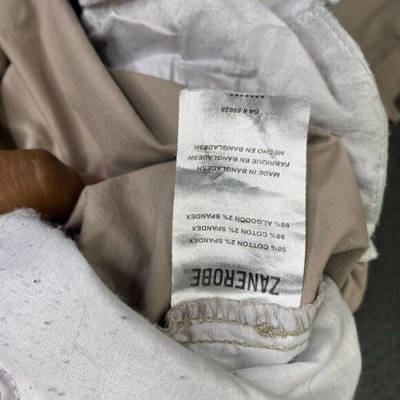 Zanerobe Sureshot Jogger Pants Mens 34 Slim Fit Sandstone Drop Crotch - Picture 6 of 12